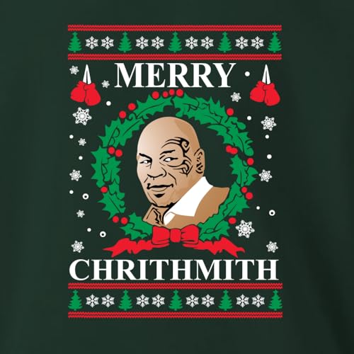 Merry Chrithmith Boxer Wreath Christmas Sweatshirt - Image 4