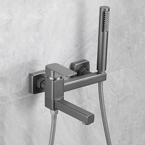 Ensemble de pommeau de douche gris pour des moments de détente dans votre bain