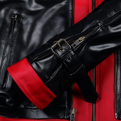 Image of Replica Style Red Hood Men's Faux Leather Jacket
