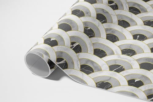 Tapis d'extérieur rectangle en PVC lavable pour sol de porche humide - 6