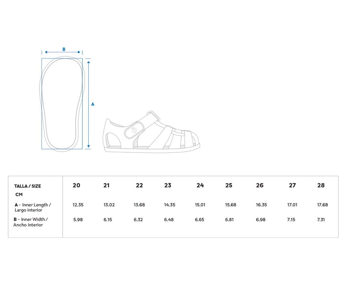 Sandalias de Playa para Bebé con Velcro Ligeras Niños | pearl Talla 26 | Sandalias acuáticas de bebé con cierre de velcro. Flexibles, ligeras y de secado muy rápido. Para playa y piscina en verano