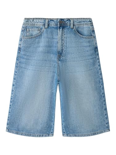 TWO SOON Baggy Junge Denim Shorts Weite Beinform Lässige Kurze Hosen Jungen aus Jeans und Bequeme Shorts Jungen mit verstellbarem Bund