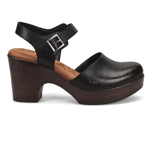 Born B.o.c Women's Natasha Clog Platform Pump, Black (Us_Footwear_Size_System, Adult, Women, Numeric, Medium, Numeric_8) #TOP3