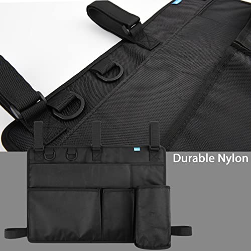 Xxerciz Golf Cart Rear Seat Organizer, Lightweight Folding Storage Bag Portable Golf Cart Accessories With Adjustable Strap For Ezgo Yamaha Club Car, Wheelchair And Walker #TOP4