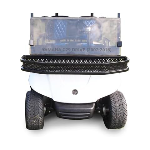 Huskey Parts Company Front Clay/Utility/Cargo Basket Compatible with Yamaha G29 Drive 2007-2016 Golf Cart W/Brackets Cover