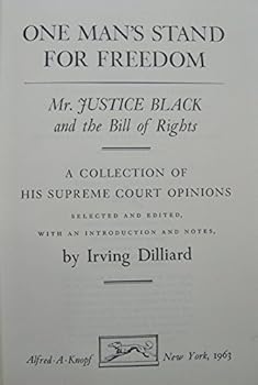 Hardcover One Man's Stand for Freedom Book