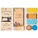 Xqumoi Retro Sewing Sticky Notes Set - Any Day Spent Sewing is A Good Day Self-Stick Note Pads Teacher Appreciation Notepads Writing Memo Pad Page Marker Back to School Office Supplies, 550 Sheets