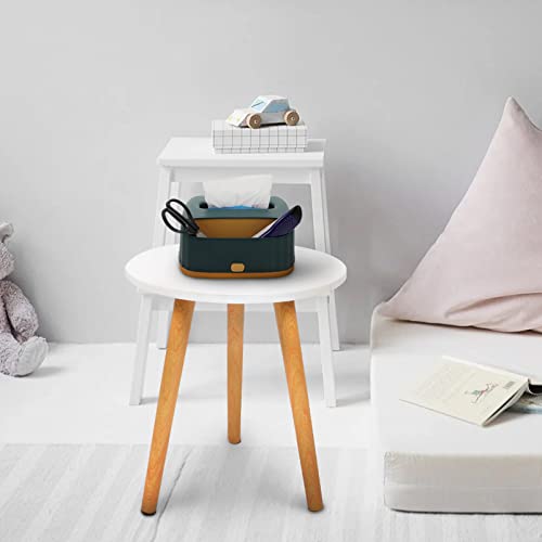 Mesa auxiliar estable para evitar caídas de objetos junto al sofá 3