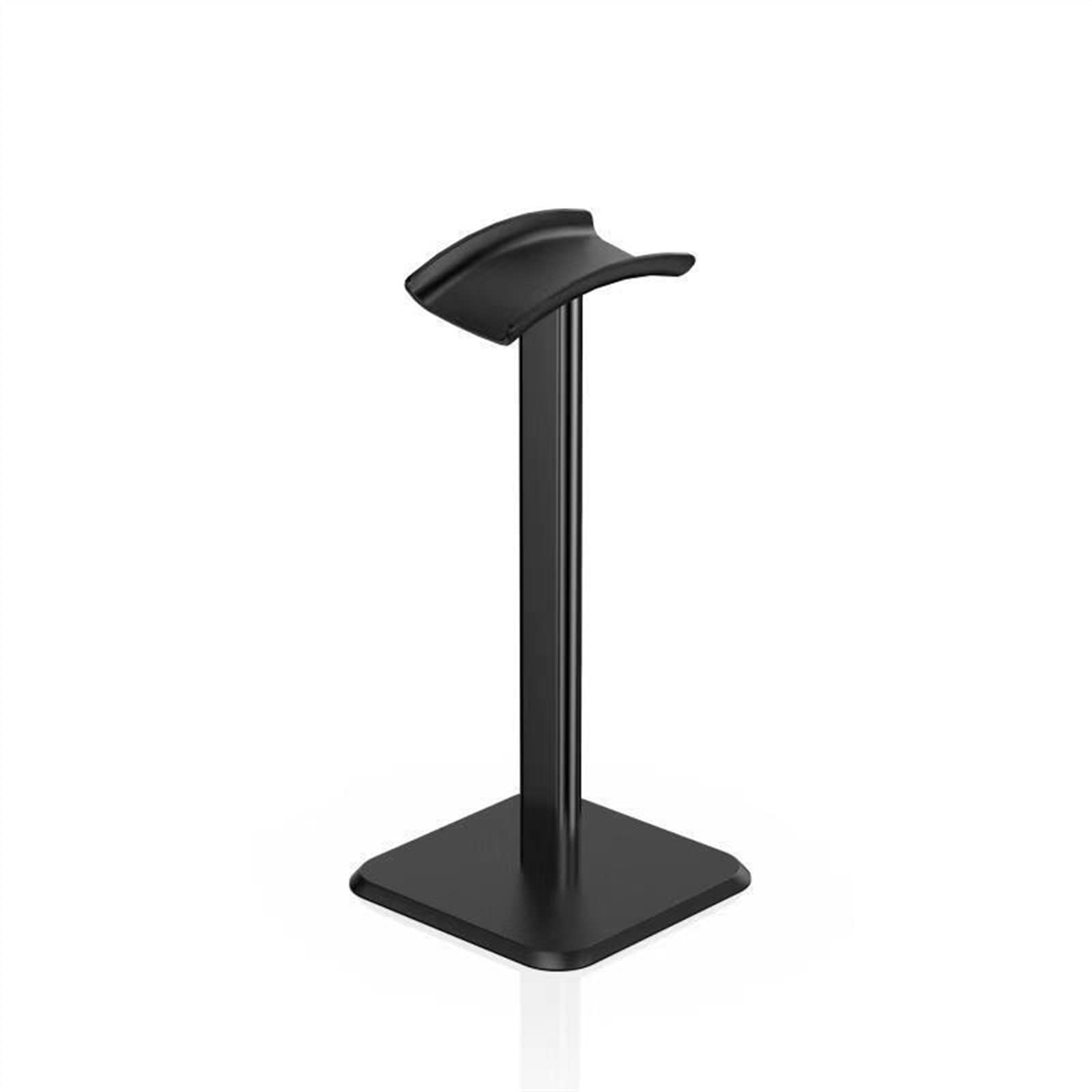 GLigeT Support de casque universel pour casque de jeu avec barre de support en aluminium flexible antidérapant (noir)