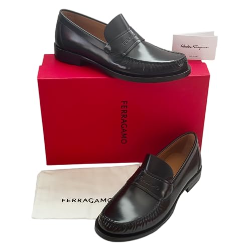 Fillmore Black Calf Leather Moccasins Slip-on Casual Dress Loafers Men's (Salvatore4