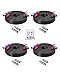 ZOSI 4 Pack 100ft (30 Meters) 2-in-1 Video Power Cable, BNC Extension Surveillance Camera Cables for Video Security Systems (Included 4X BNC Connectors and 4X RCA Adapters)