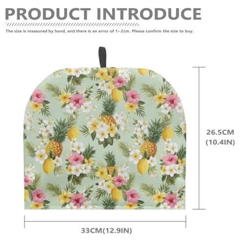 Image of Hawaiian Tea Pot Cover Pineapple Print Teapots Cosy Insulated Tea Cozies Home Kitchen Decoration Teapot Dust Cover Warming Tea Kettle Quilt Creative Gifts for Party