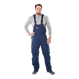 Reis STOGZXXL Taiga Gefütterte Schutzlatzhose, Dunkelblau-Grün, XXL Größe