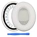 Produktbild MMOBIEL Ersatz Ohrpolster für Bose QuietComfort Ultra Wireless Noise Cancelling Kopfhörer Memory-Schaumstoff und Protein PU Kopfhörer Ohrpolster  Kopfhörer Ersatzpolster  Weiß