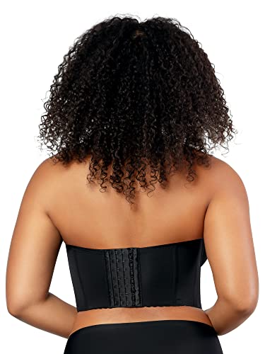 Parfait Elissa P50116 Women's Full Bust And Full Figure Strapless Longline Bra-Black-40D #TOP3
