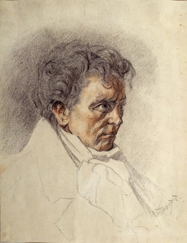 Portrait de Ludwig Van Beethoven par Léon Bakst - Affiche d'Art Moderne 60x90cm