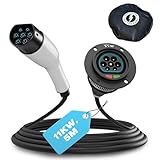 Type 2 EV Charging Cable - Our high-performance 10m cable gives you ultimate parking flexibility and installation freedom, letting you charge from any spot with 22kW rapid power transfer at home or public stations compatible with public chargers cabl...