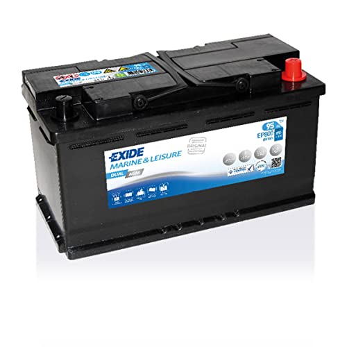 Exide DUAL AGM - Batterie marine de loisirs 95Ah