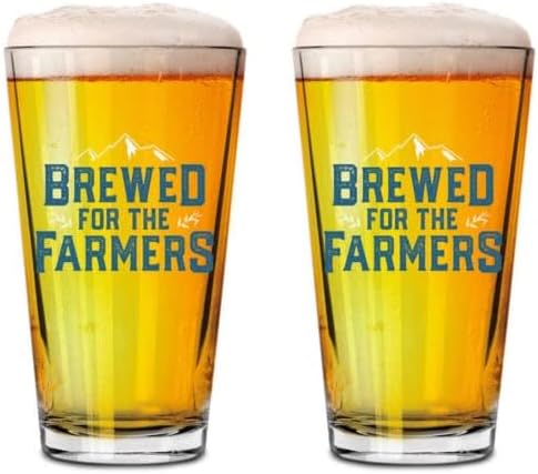 Bush Light Farmers Pint Glass - Set of 4