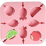 Ericetion Moldes De Piruletas De Silicona Forma De Fruta Bandeja De Dulces Bandeja Bricolaje De Dibujos Animados De Dibujos Animados De Chocolate para Fiestas De Navidad De Halloween