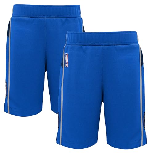 Dallas Mavericks NBA Toddler 2T-4T Blue Team Color Home On-Court Replica Performance Shorts - 2T