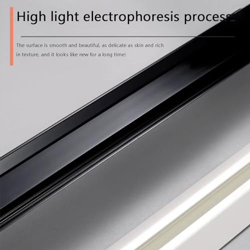 Tringle à rideaux sans perçage robuste en aluminium