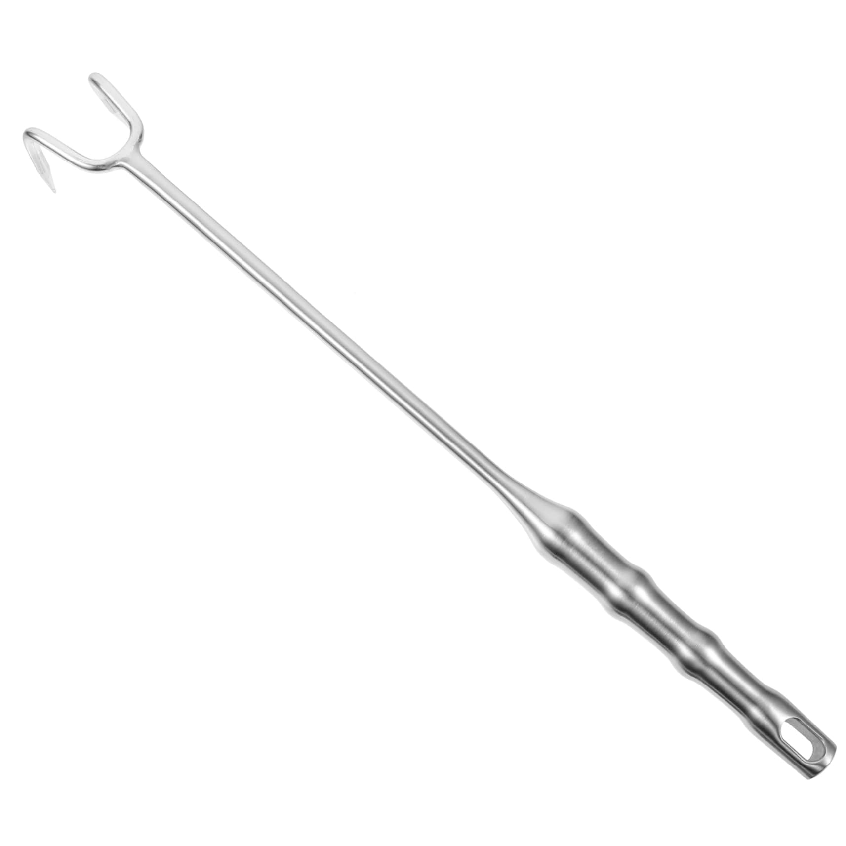 OFFSCH 304 Stainless Steel Meat Hook Food Flipper Hooks Easy to Use Meat Turner