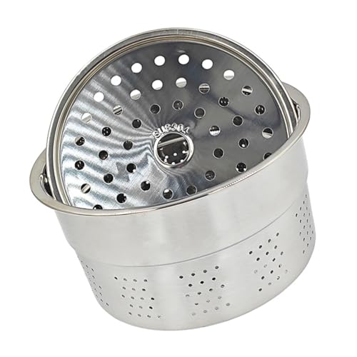 Canasta de vapor de acero inoxidable con mango conveniente para cocinar verduras y pasteles al vapor