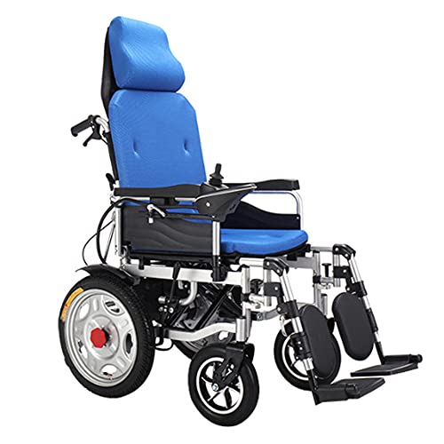 電動ホイール折りたたみ式軽量ポータブルパワーヘビーデューティーパワフルデュアルモーターコンパクトモビリティ補助ホイールヘッドレスト付き高齢者や障害者に最適