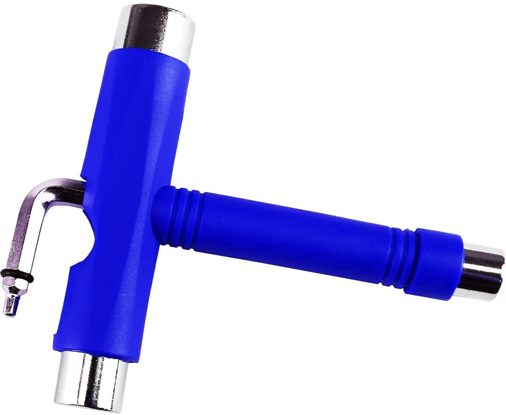 JDYYICZ Dark Blue Skateboard Tools T-Tool All-in-ONE
