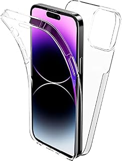 iPhone 14 Pro Max Case, Ultra Thin 360 Case [Full Protection] [no dots] [Slim TPU] [iPhone 14 Pro Max Front and Back] [Transparent] [Hard PC Back & Soft TPU Front Case] For Apple iPhone 14 Pro Max