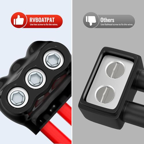 Conector de cable de aluminio hexagonal Allen de 3/16 con 3 puertos aislado 5