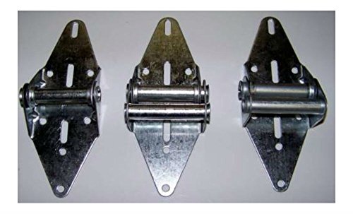 Top! Garage Door Roller Wheel & Hinge Kit - Two Car Door 16X7,18X7 - Heavy Duty Parts #TOP2