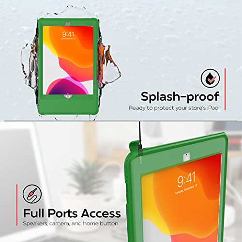 Funda de carga inalámbrica para iPad en quioscos de cocina, oficinas y mostradores 5