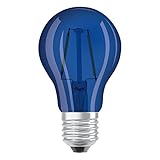 Osram 815995 Bombilla LED E27, 2.5W, Azul Clase de eficiencia energética C