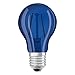 Price comparison product image OSRAM LED Star Classic A Décor Blue / LED-lamp in bulb shape with E27-base / decorative blue light and design / replacement for 15 Watt / pack of 6
