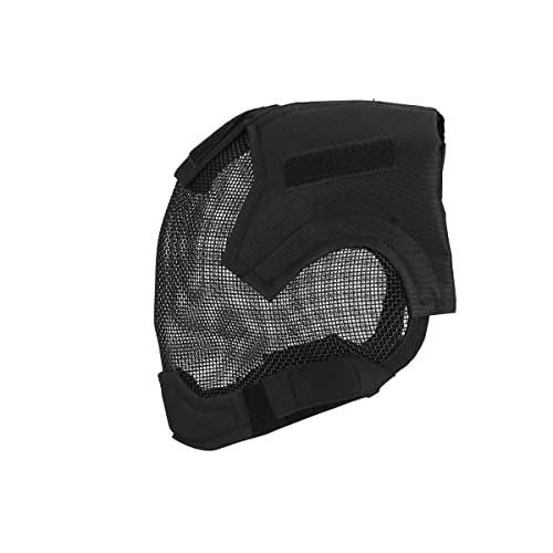 Airsoft Tactical V6 Strike Mesh Full-Face Mask (Black) - Thumbnail 4