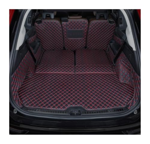 Tapis de coffre pour Volvo XC90 2015 à 2018 en cuir haut de gamme