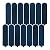 COMSTICKC 10 Pcs Matte Blue Peel and Stick Backsplash for Kitchen, 12"X12" Ultralight PVC Wall Tiles Long Fish Scale 3D Adhesive Peel and Stick Tile Backsplash for Kitchen,Bathroom,Living Room