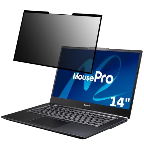 mouse MousePro-NB430Z 14インチ 16:9 対応 粘着 着脱式 覗き見防止フィルター プライバシーフィルター ブルーライトカット 反射防止 パソコン PC モニター 液晶保護フィルム 保護シート