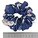 Susulu Set of 4pcs Women's Chiffon Flower Hair Scrunchies Chiffon Ponytail Holder (Mix Colors)