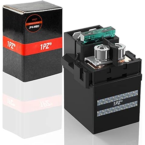 1PZ UK1-MB2 Motorbike Starter Relay Solenoid Replacement for KAWASAKI Honda CBR600RR ZX900 ER500 W650 ZX600 ZX-6R ZX-9R ZRX1100 ZRX1200 ZZR1200 CB250 Cover