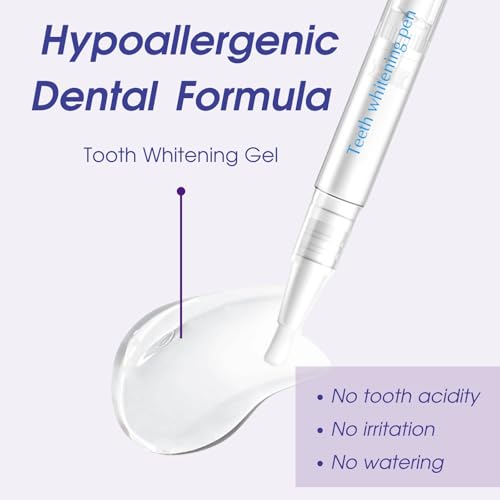 Image of Teeth Whitening Pen, Effective, Travel-Friendly, and Easy to Use Gel Whitening Pen, Teeth Whitener - Low Sensitivity (Pack of 2)