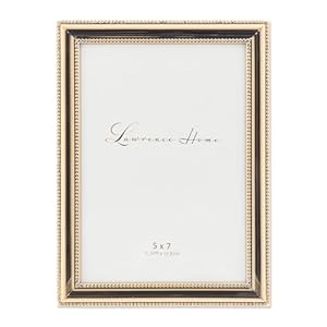 Lawrence Frames Classic Bead Frame, 5×7, Gold
