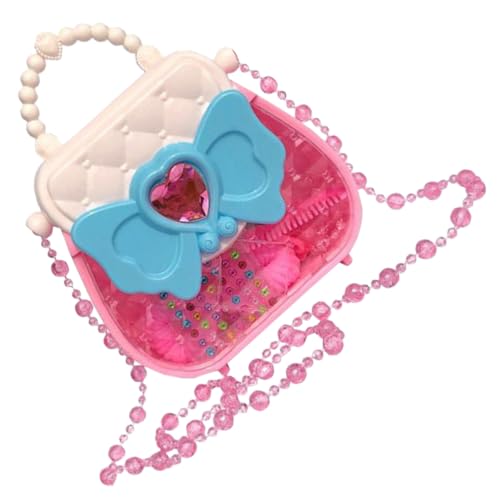 DIKACA Set De Juguete De Maquillaje para Niñas Caja De Maquillaje Simulación con Accesorios Ideal para Juego De Roles y Desarrollo Creativo Cumpleaños y Fiestas