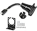 NEW SUN 4 Way Flat Truck to 7 Way Round RV Trailer Blade Socket Adapter with Mounting Bracket