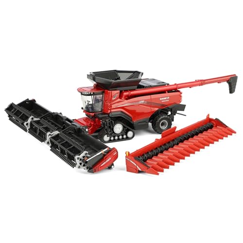 ERTL 1/64 Case IH AF11 Combine with Draper Head & Corn Head