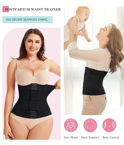Loday Waist Trainer Corset Shapewear Tummy Control Body Shaper Waist Cincher For Women Postpartum Belly Band Wrap thumb #1