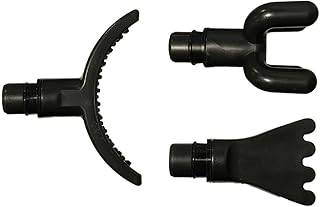 MedSense Specialty Attachment Set, Massage Gun Heads, Deep Tissue Massager Attachments, Percussion Massager Replacement, Handheld Massager Plug 3 Pieces