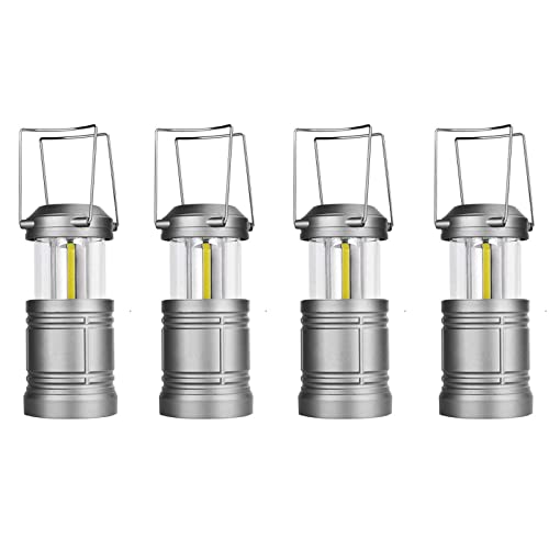 LED Camping Lantern, Battery Powered Hanging Lantern for Outdoor Camping Emergency Power Outages, 4 Pack - image 9